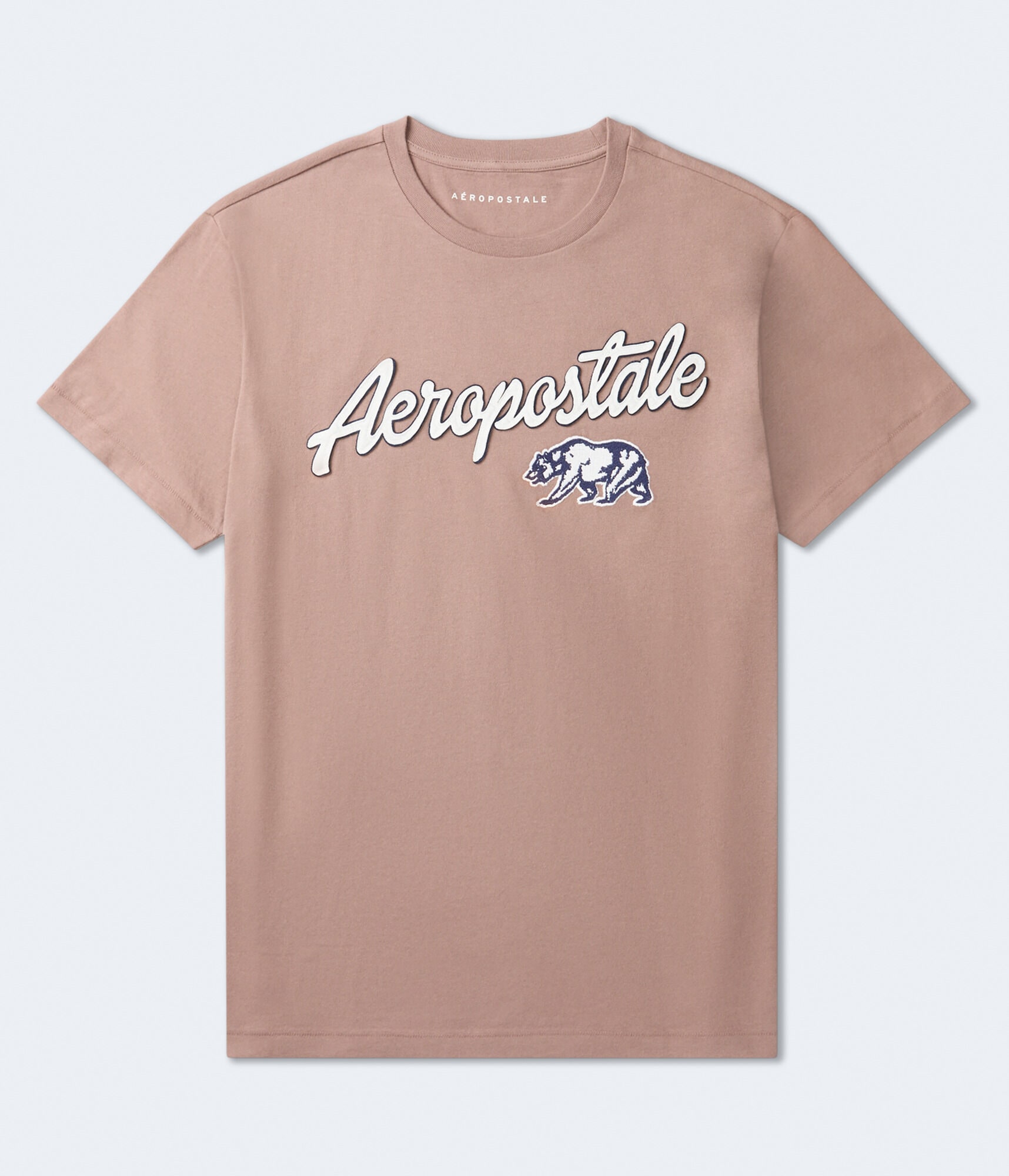 Aeropostale Cali Bear Appliqu&eacute; Graphic Tee
