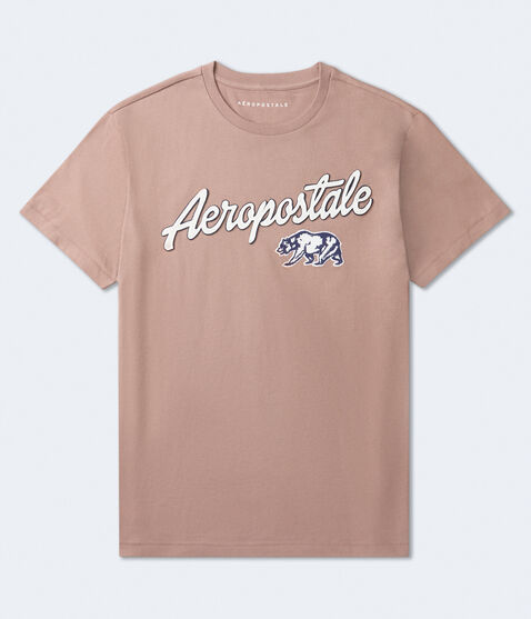 Aeropostale Cali Bear Appliqué Graphic Tee Aeropostale Cali Bear Appliqué Graphic Tee