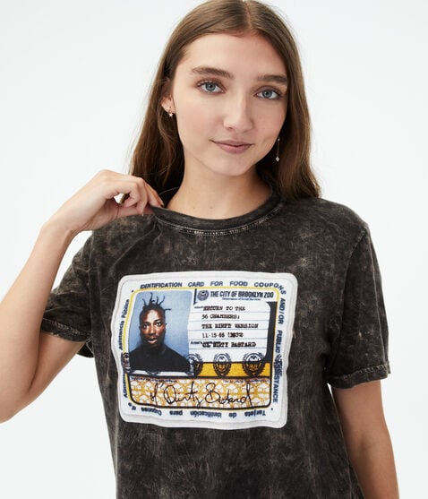 Ol' Dirty Bastard ID Card Washed Boyfriend Graphic Tee*** Ol' Dirty Bastard ID Card Washed Boyfriend Graphic Tee***