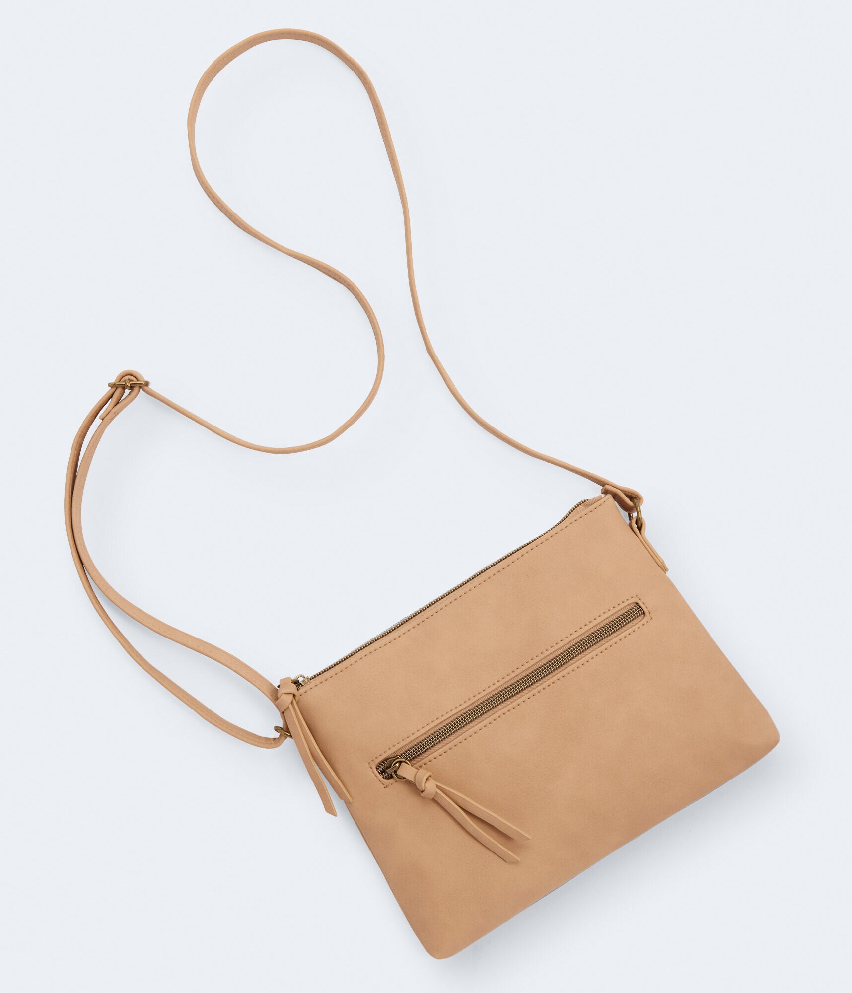 Top-Zip Crossbody Bag