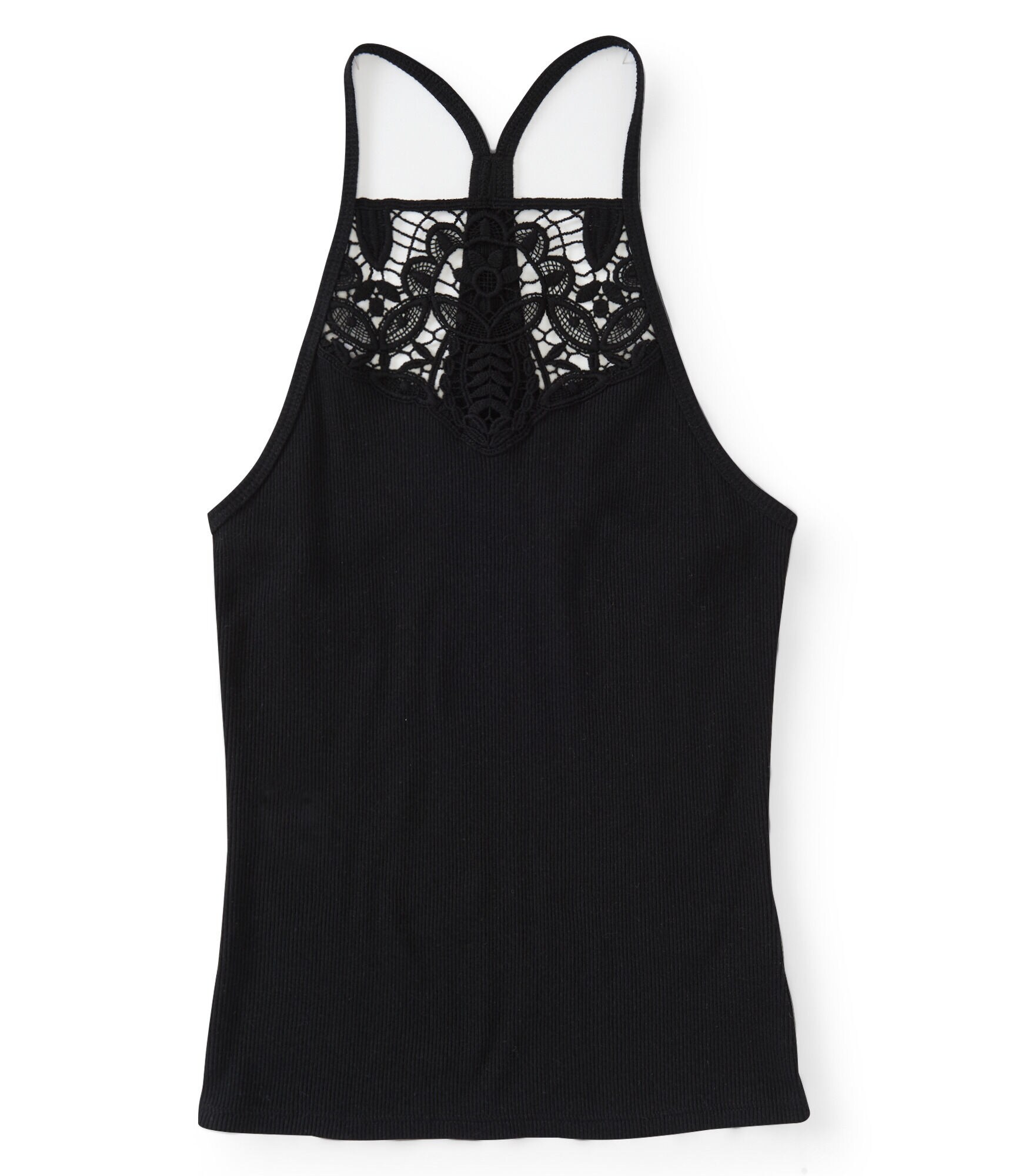 Crocheted High-Neck Tank