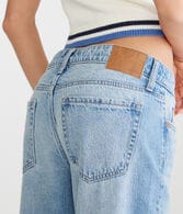 Low-Rise Baggy Flare Jean
