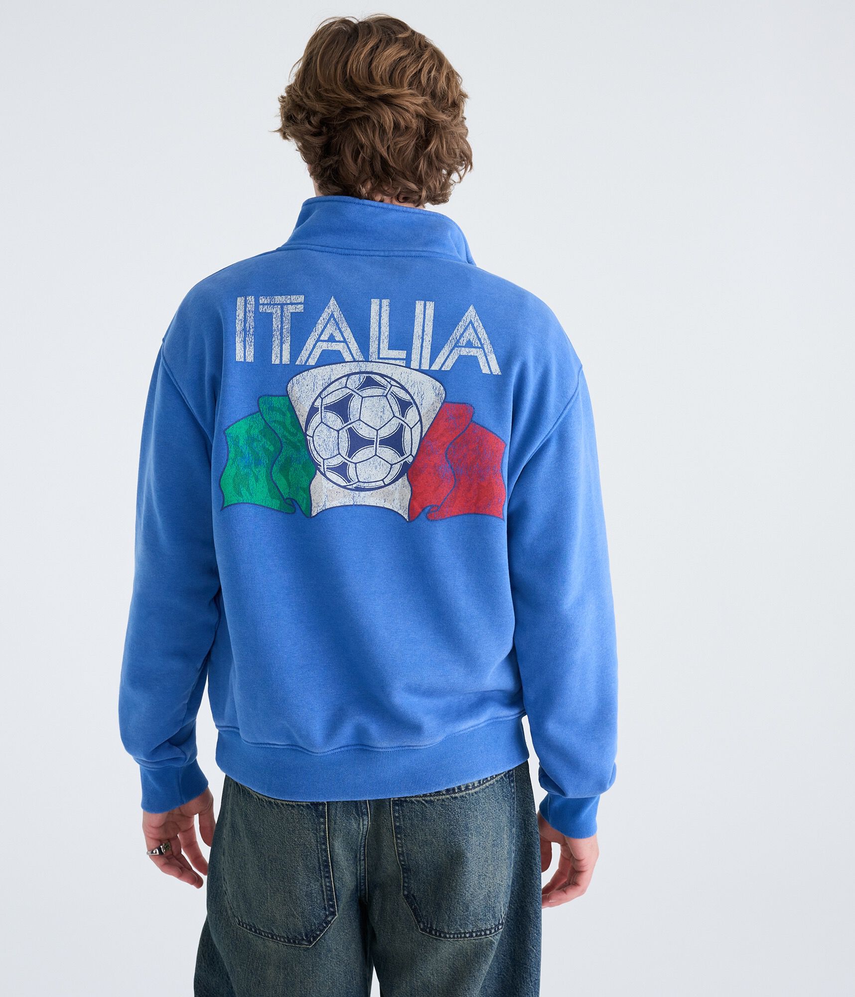 Italia Football Quarter-Zip Sweatshirt