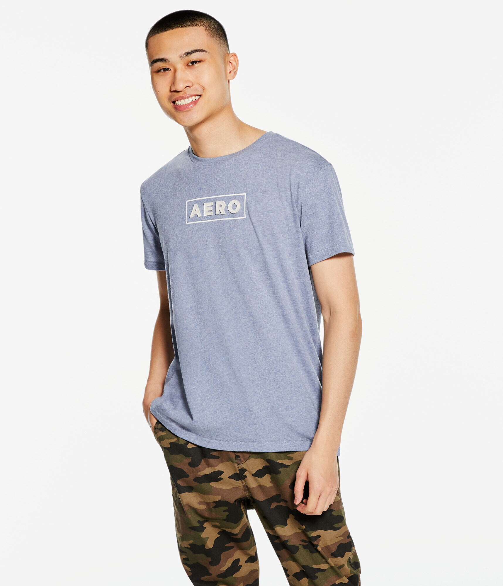 Aero Box Logo Appliqu&eacute; Graphic Tee
