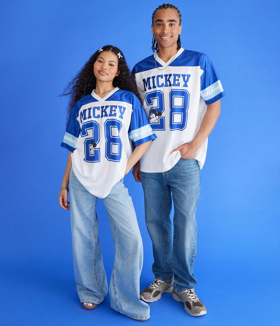 Mickey & Friends | Aero Mickey Mouse 28 V-Neck Mesh Top