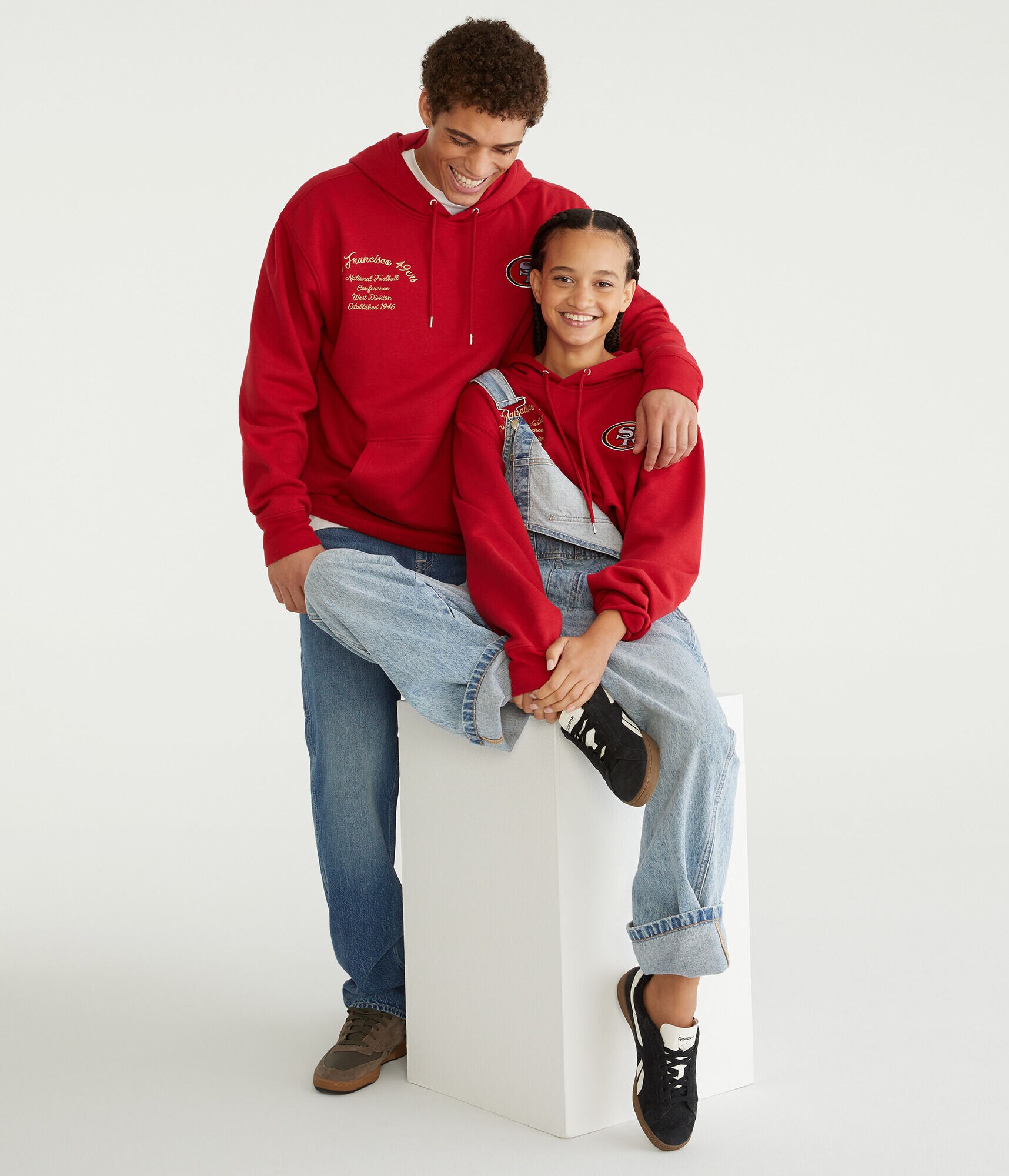SF 49ers HOODIE Lサイズ　フーディ アメフト フレンチ・テリー San Francisco 49ers Super Bowl Pullover Hoodie
