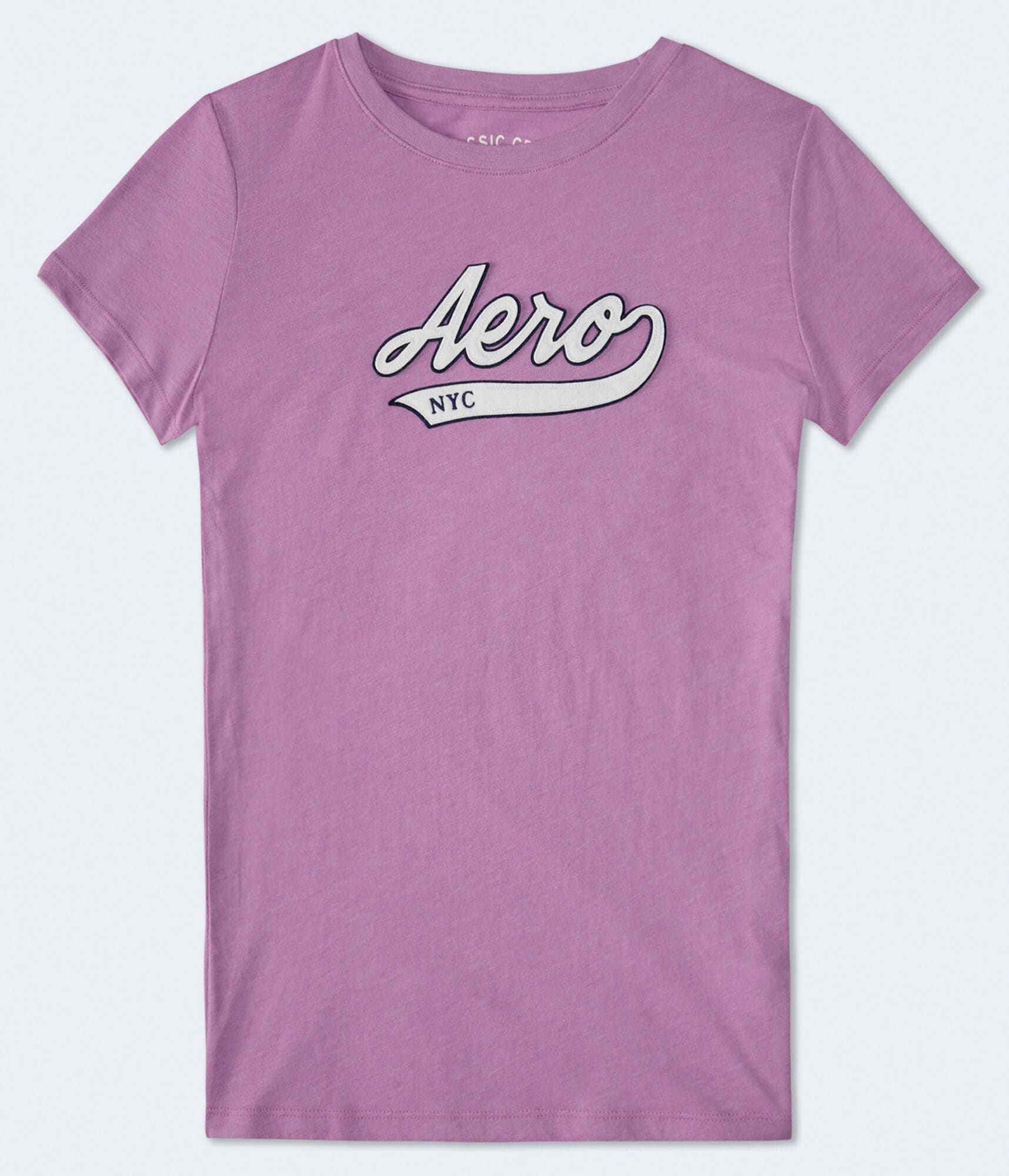 Aero NYC Script Appliqué Graphic Tee