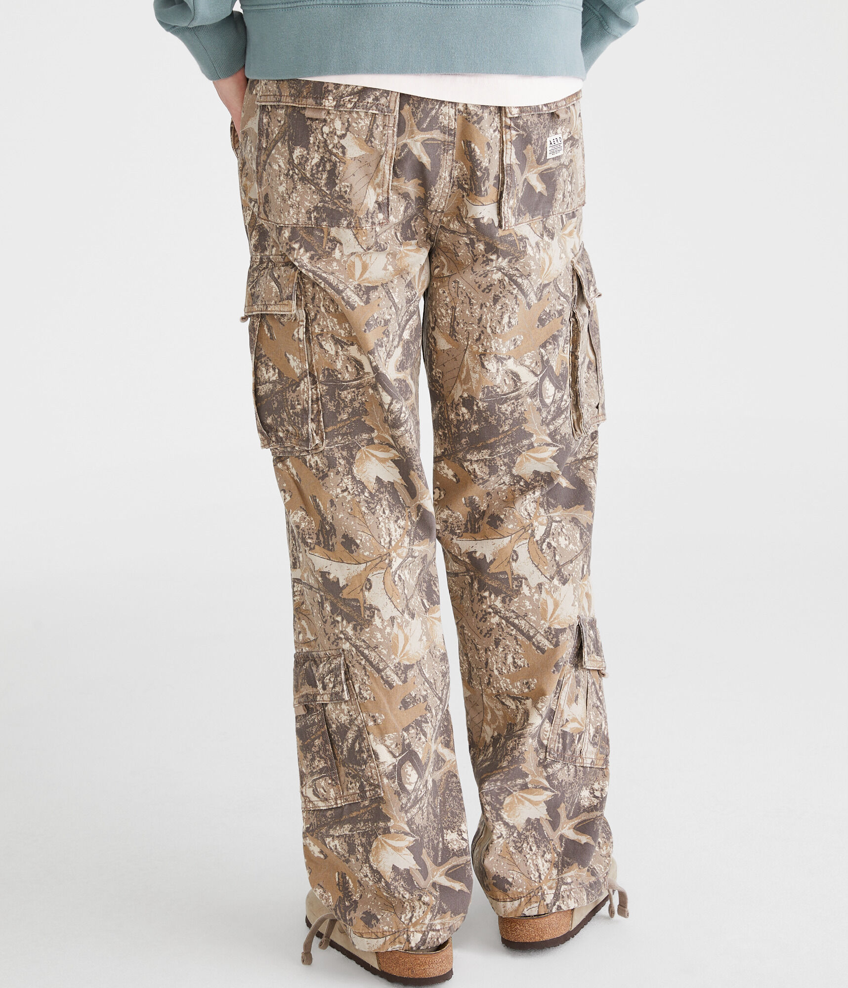 Forest Camo Baggy Cargo Pants
