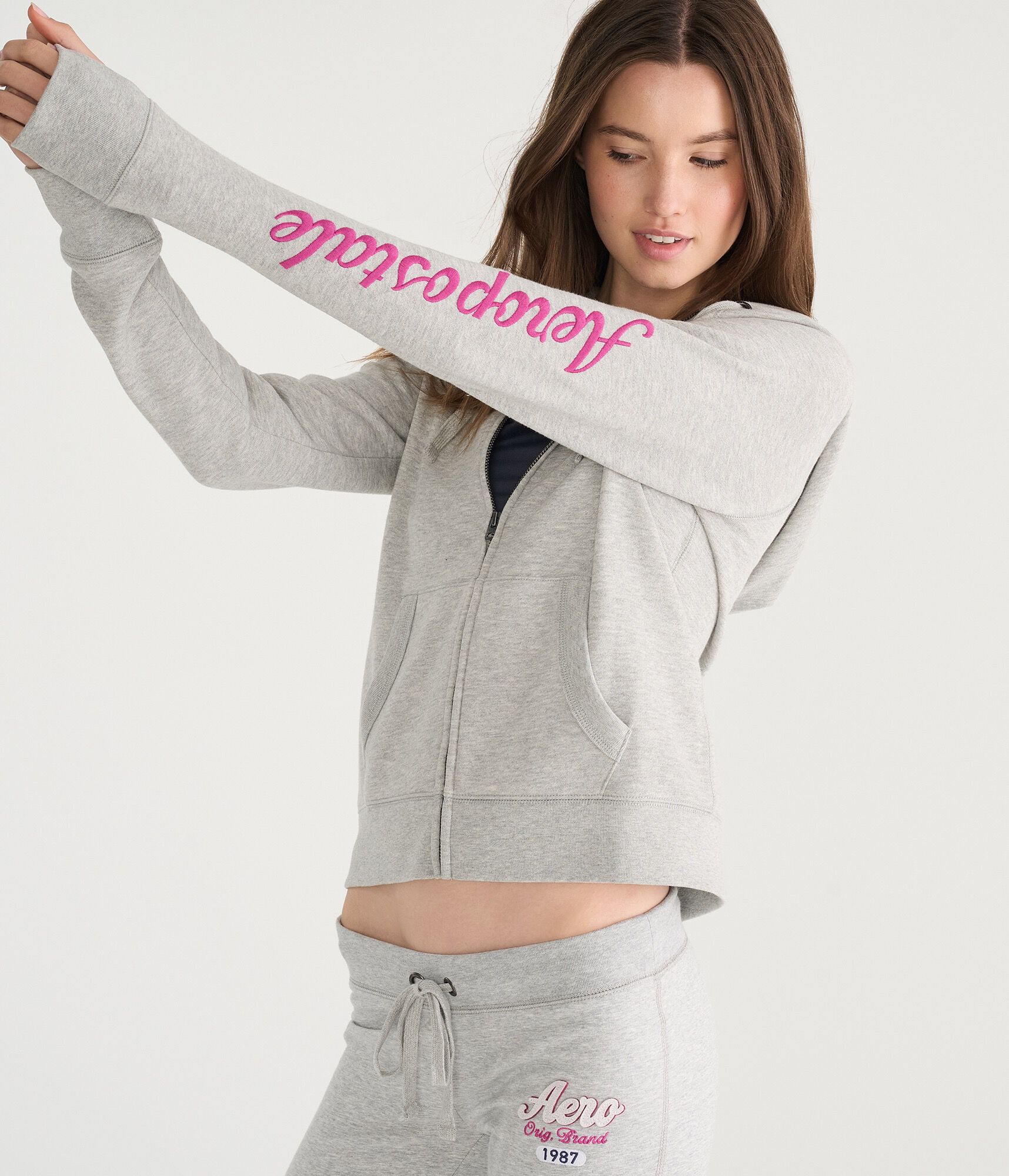 Aero Original Brand Full-Zip Hoodie