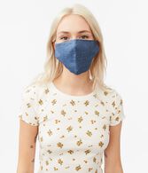 Bandana-Print & Denim Mask 2-Pack