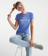 Aeropostale Circle Appliqué Graphic Tee