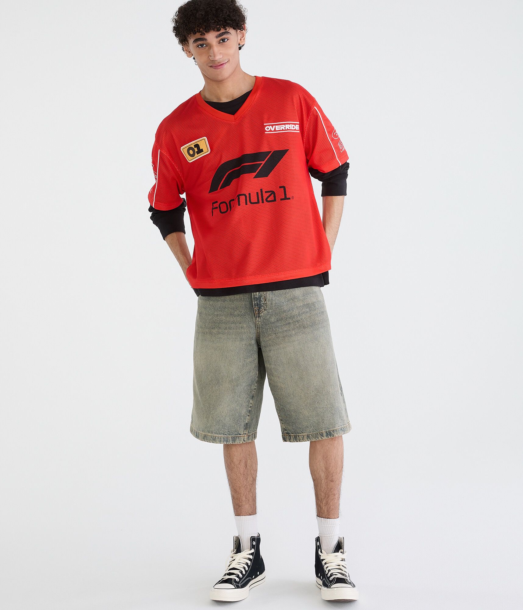 Formula 1&reg; Patch V-Neck Jersey