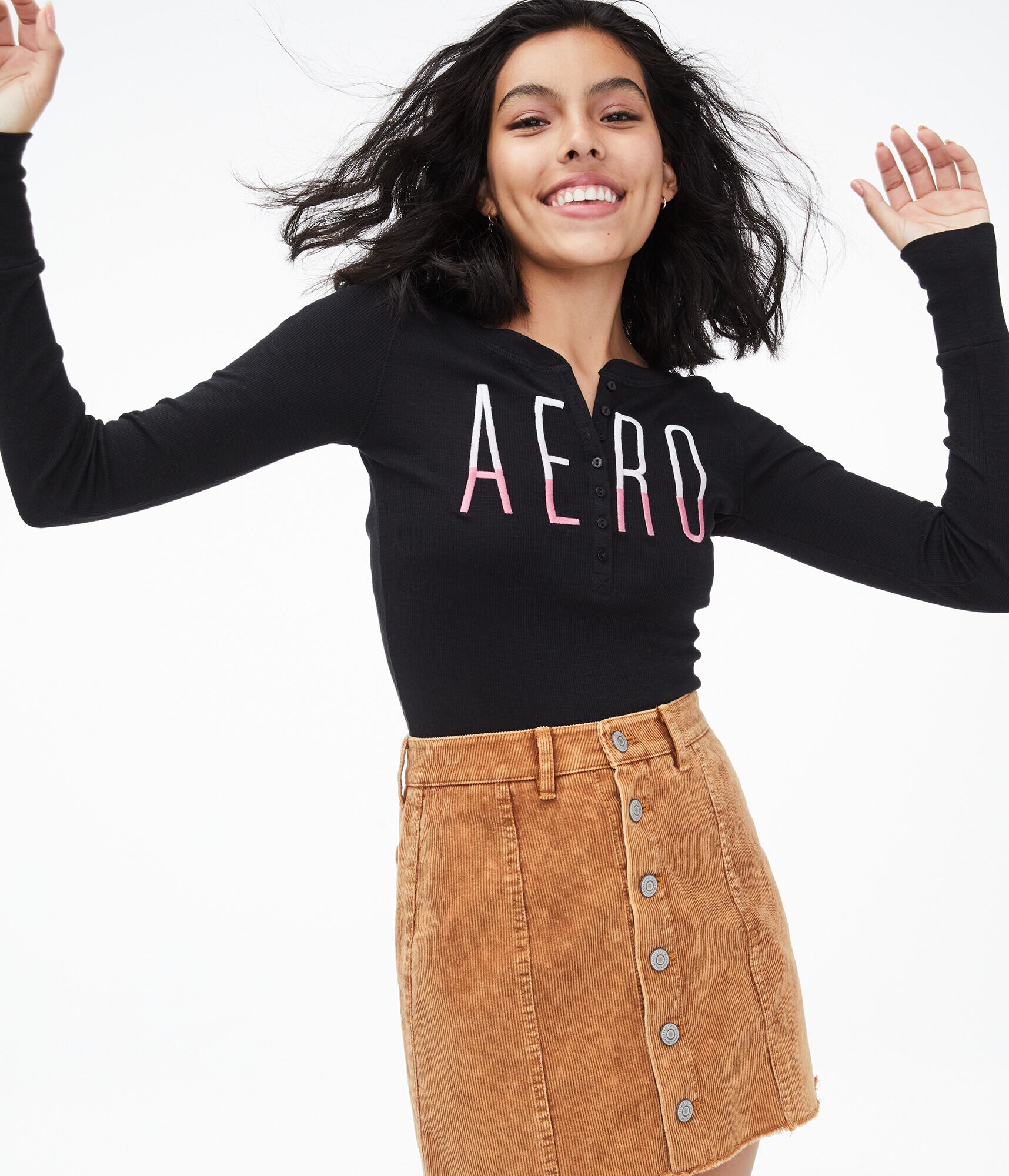 Ombr&eacute; Aero Graphic Henley