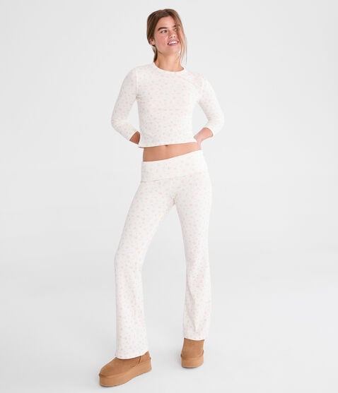 Floral Waffle Sleep Pants Floral Waffle Sleep Pants