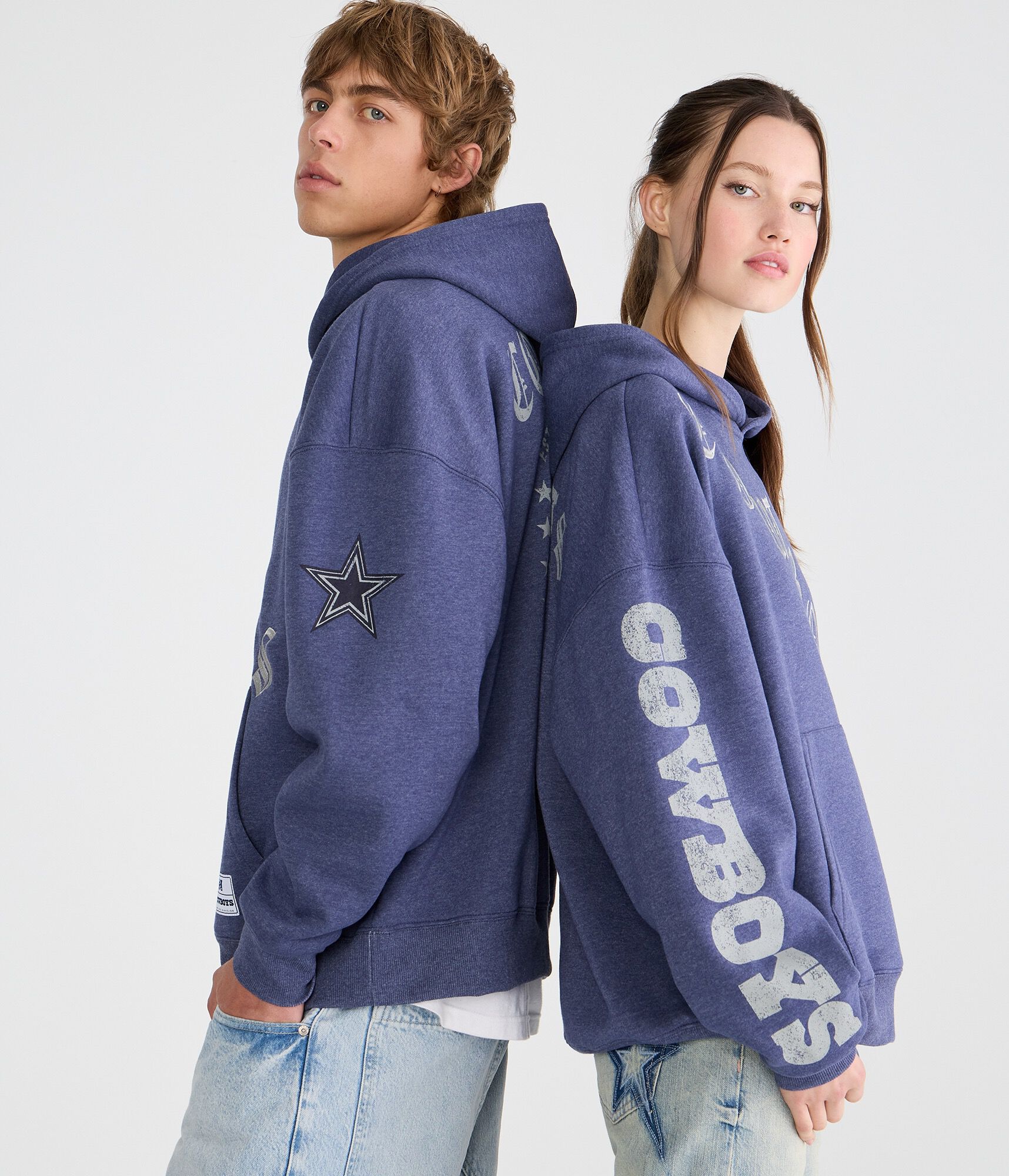 Dallas Cowboys Embroidered Pullover Hoodie