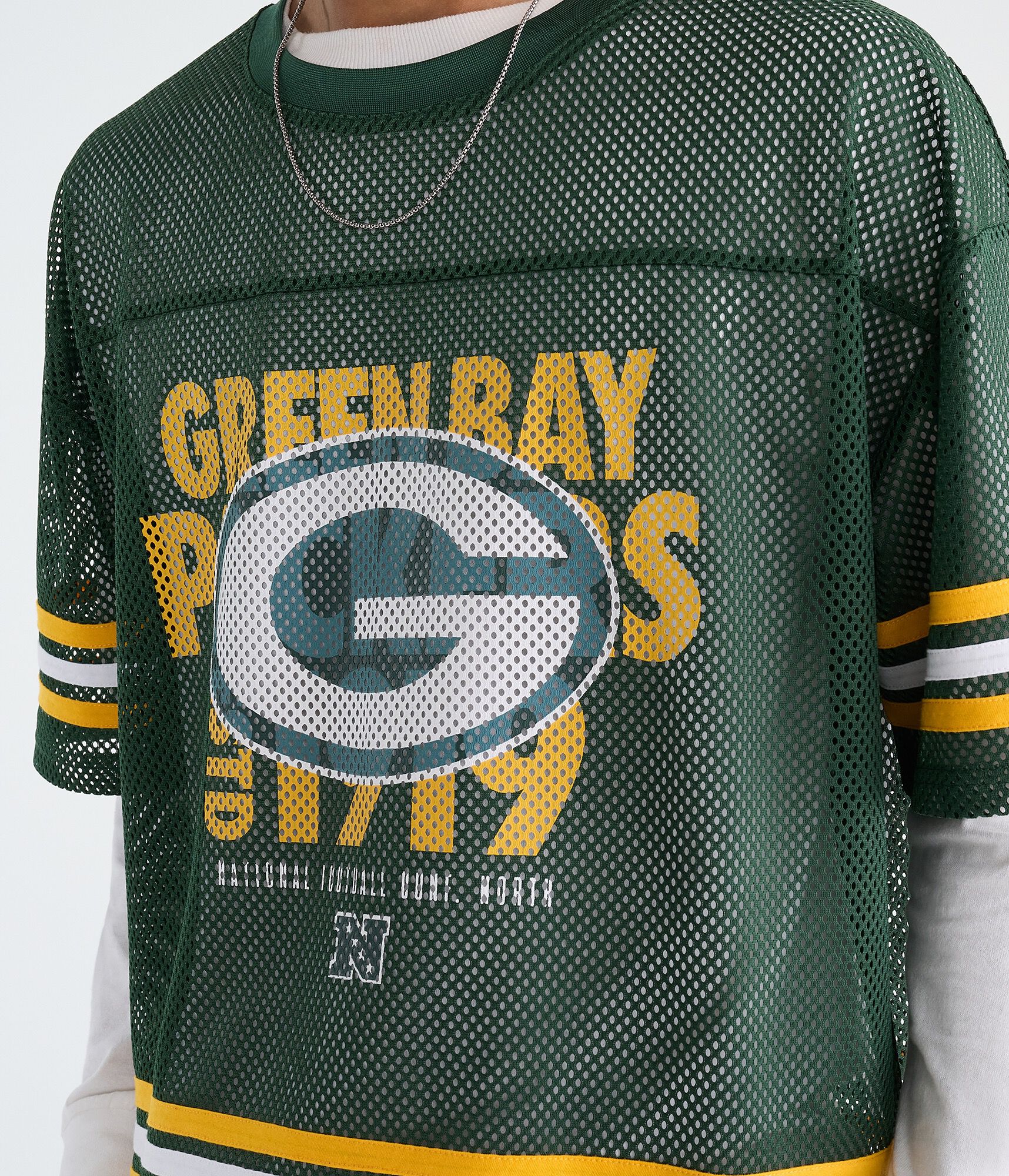Green Bay Packers Boxy Mesh Top