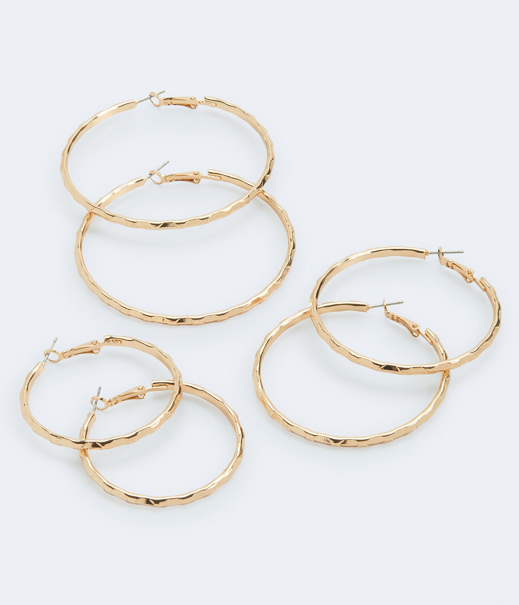 Crisscross Hoop Earring 3-Pack