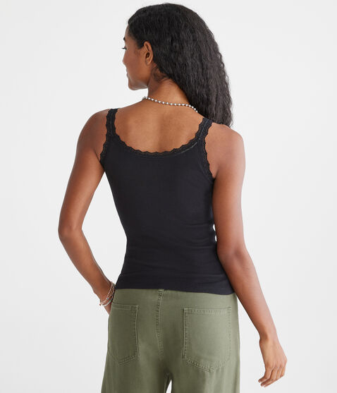 Seriously Soft Lace V-Neck Tank Seriously Soft Lace V-Neck Tank
