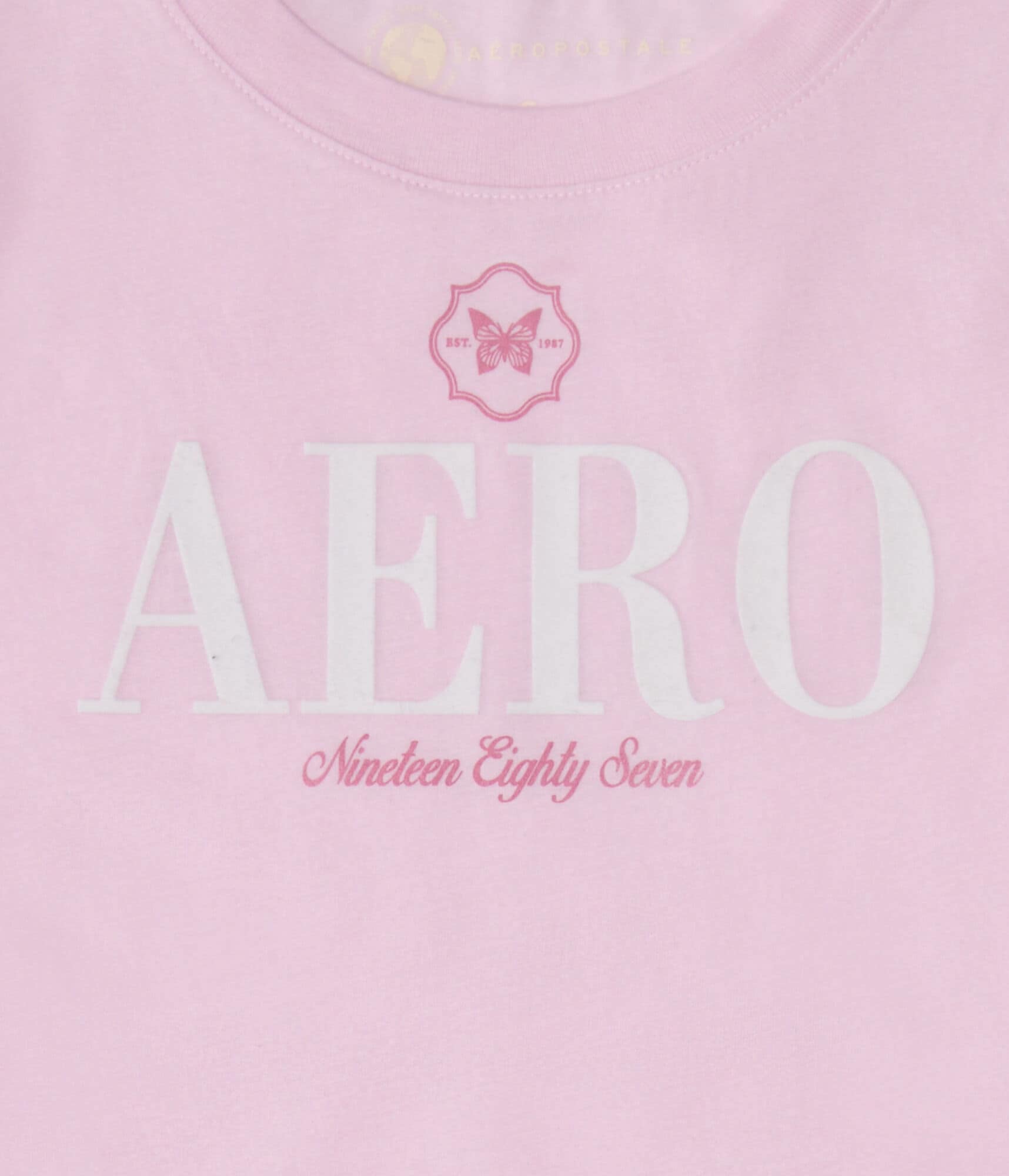 Aero Butterfly Flocked Graphic Tee