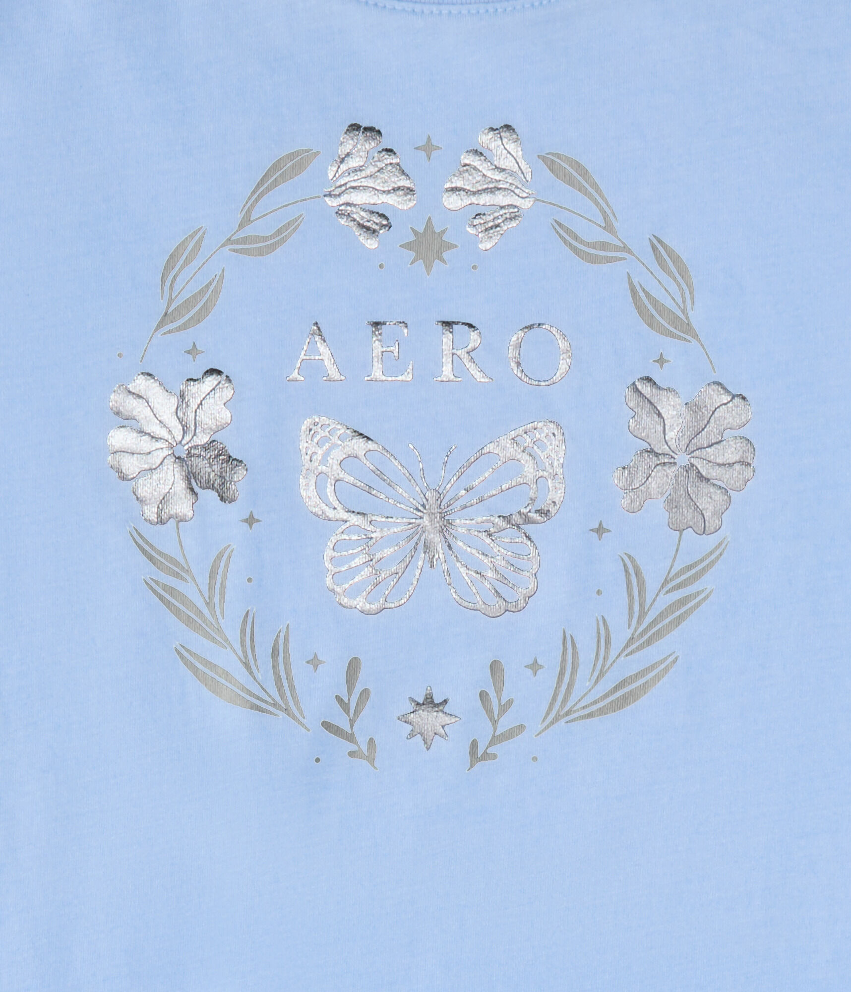 Aero Butterfly Circle Foil Graphic Tee