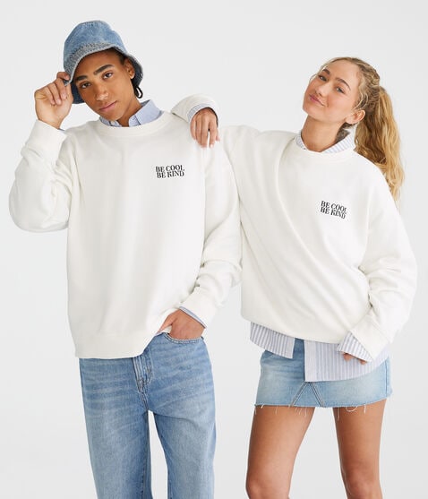 Be Cool Be Kind Essentials Crew Sweatshirt Be Cool Be Kind Essentials Crew Sweatshirt