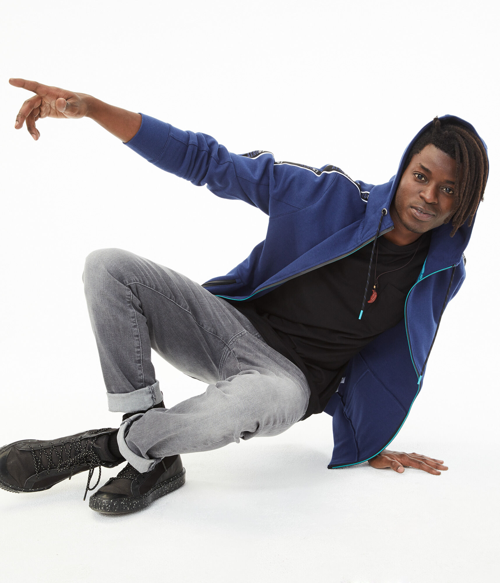 A87 Tape Tech Fleece Full-Zip Hoodie***