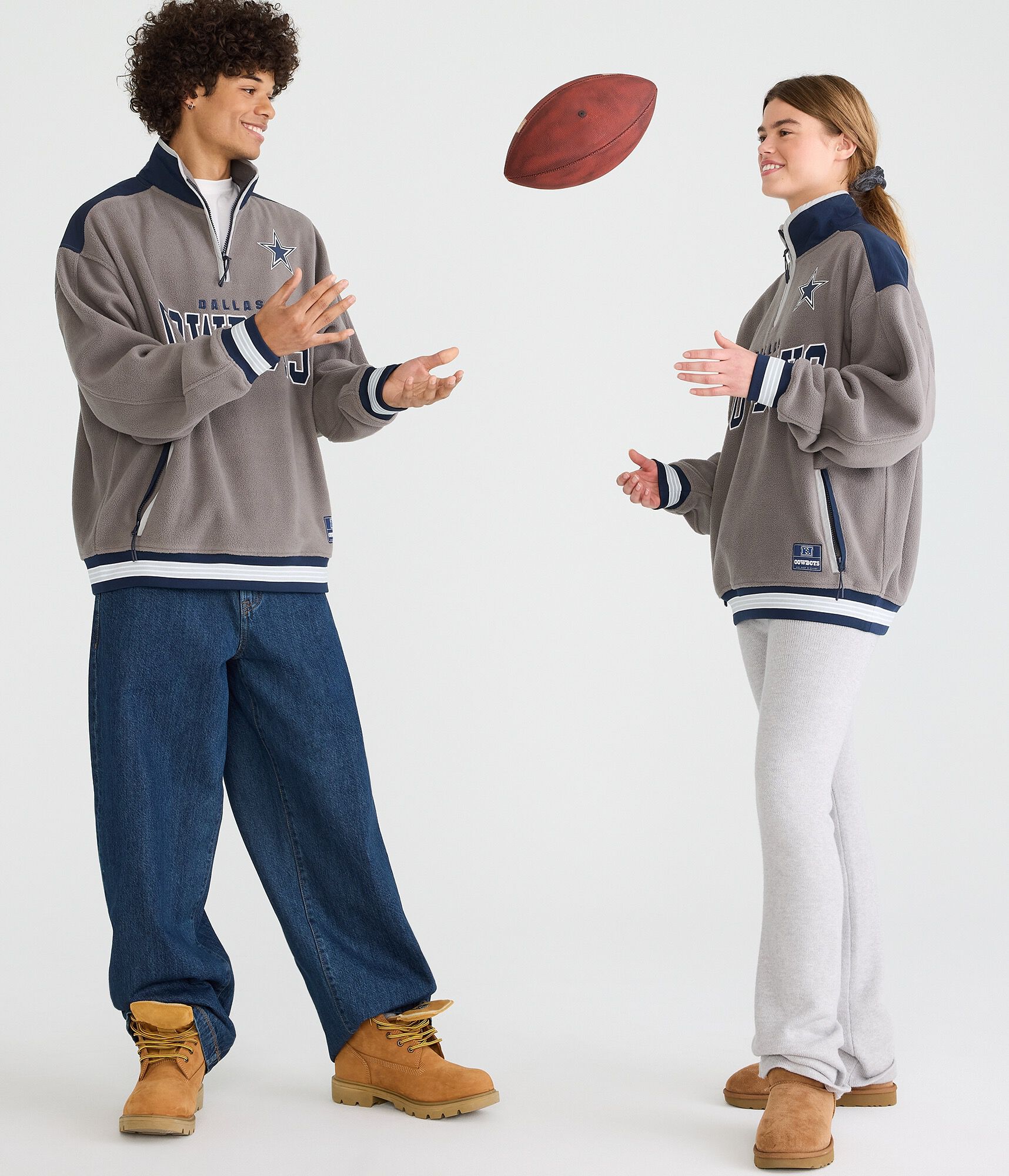 Dallas Cowboys Quarter-Zip Polyfleece Pullover