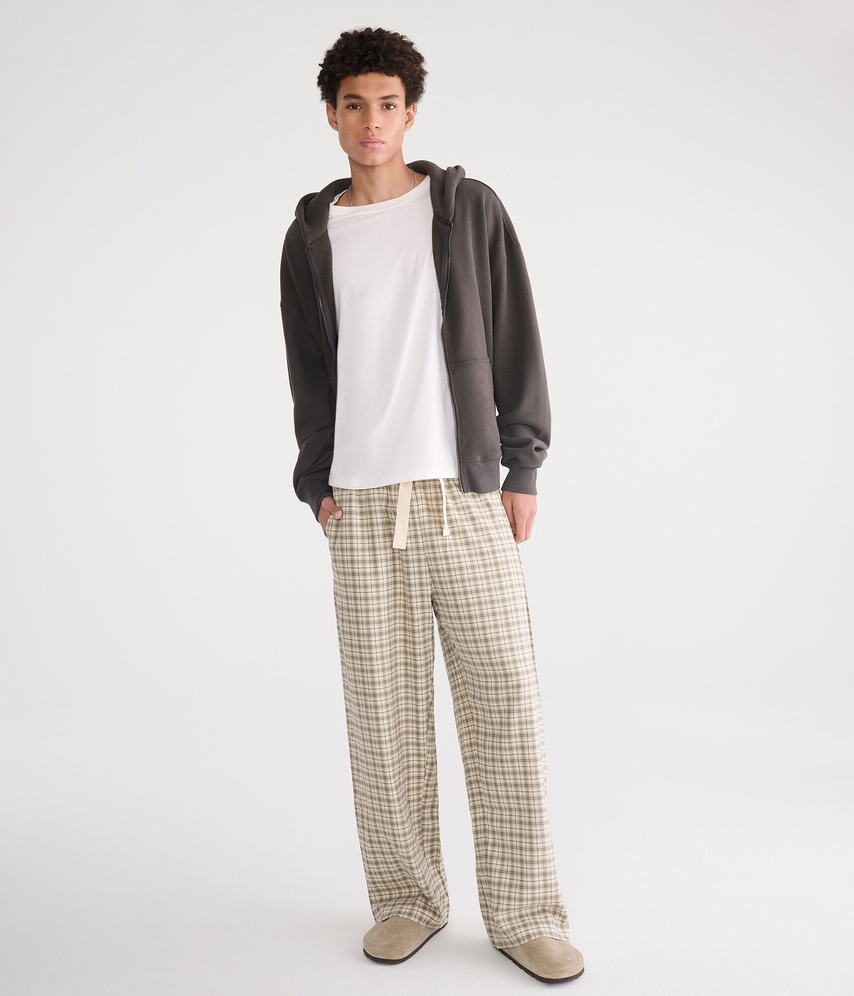 Plaid Baggy Sleep Pants