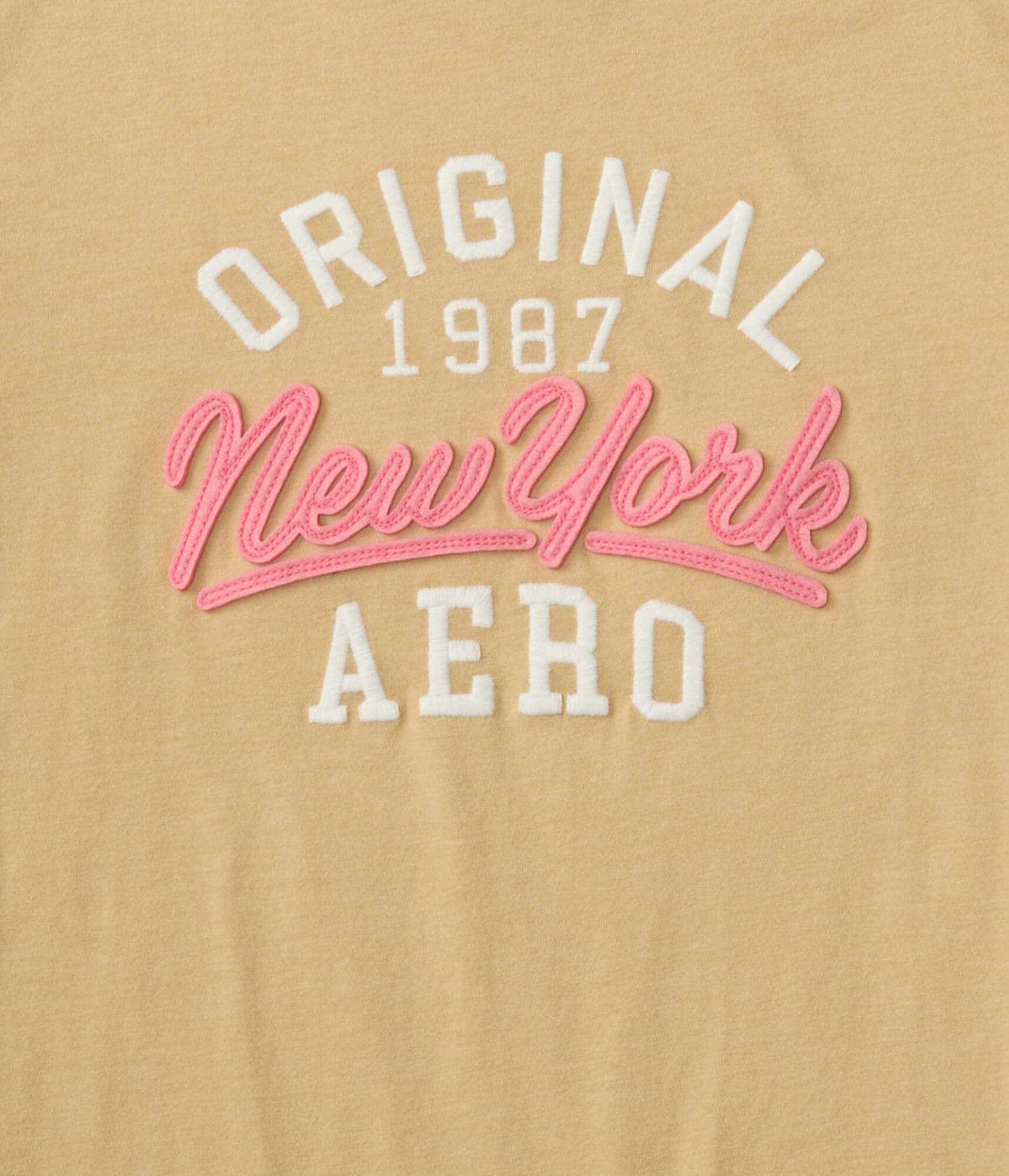Aero New York Appliqué Graphic Tee