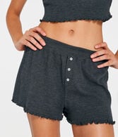 Waffle-Knit Sleep Shorts