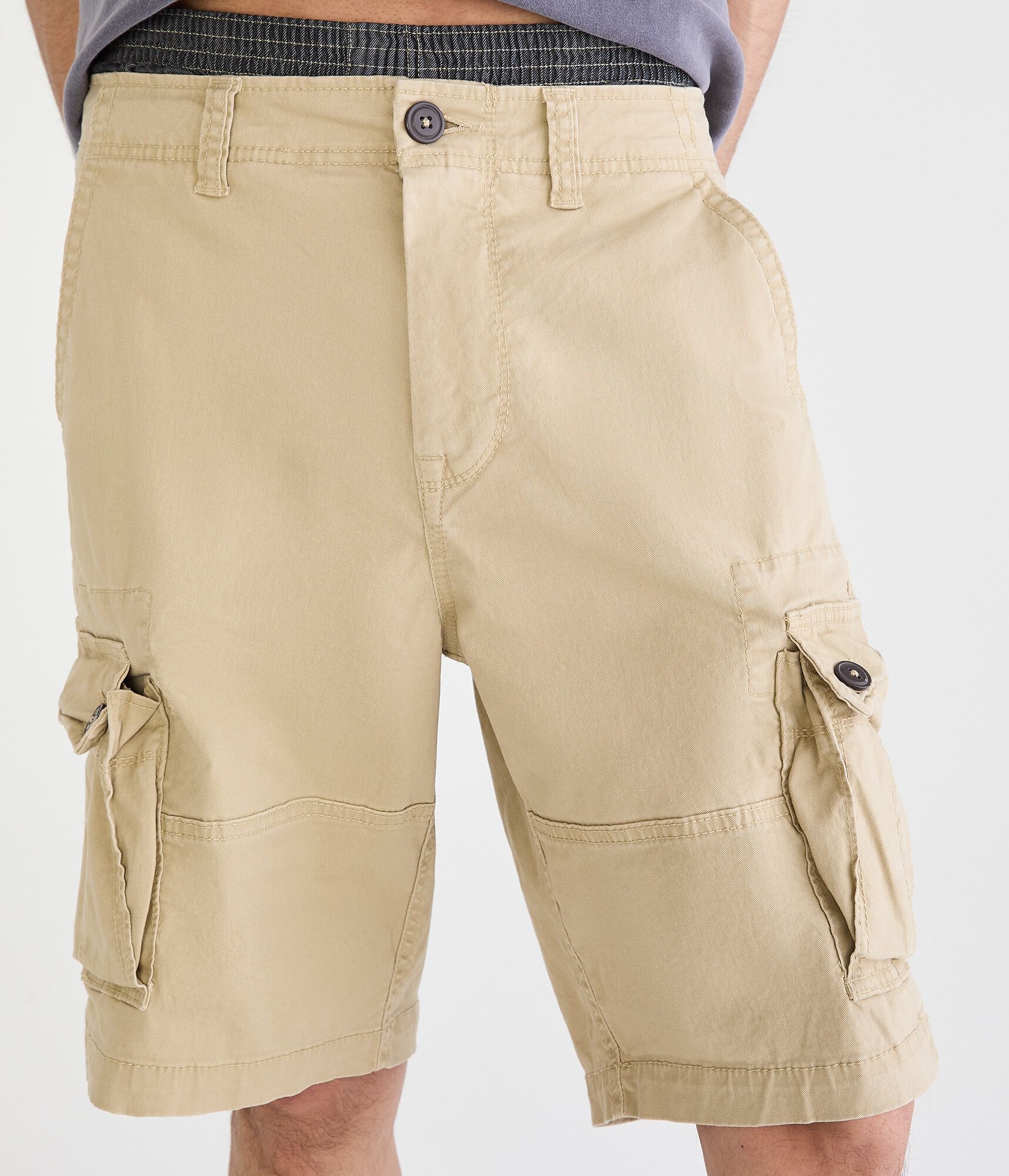 Stretch Twill Cargo Shorts 10"