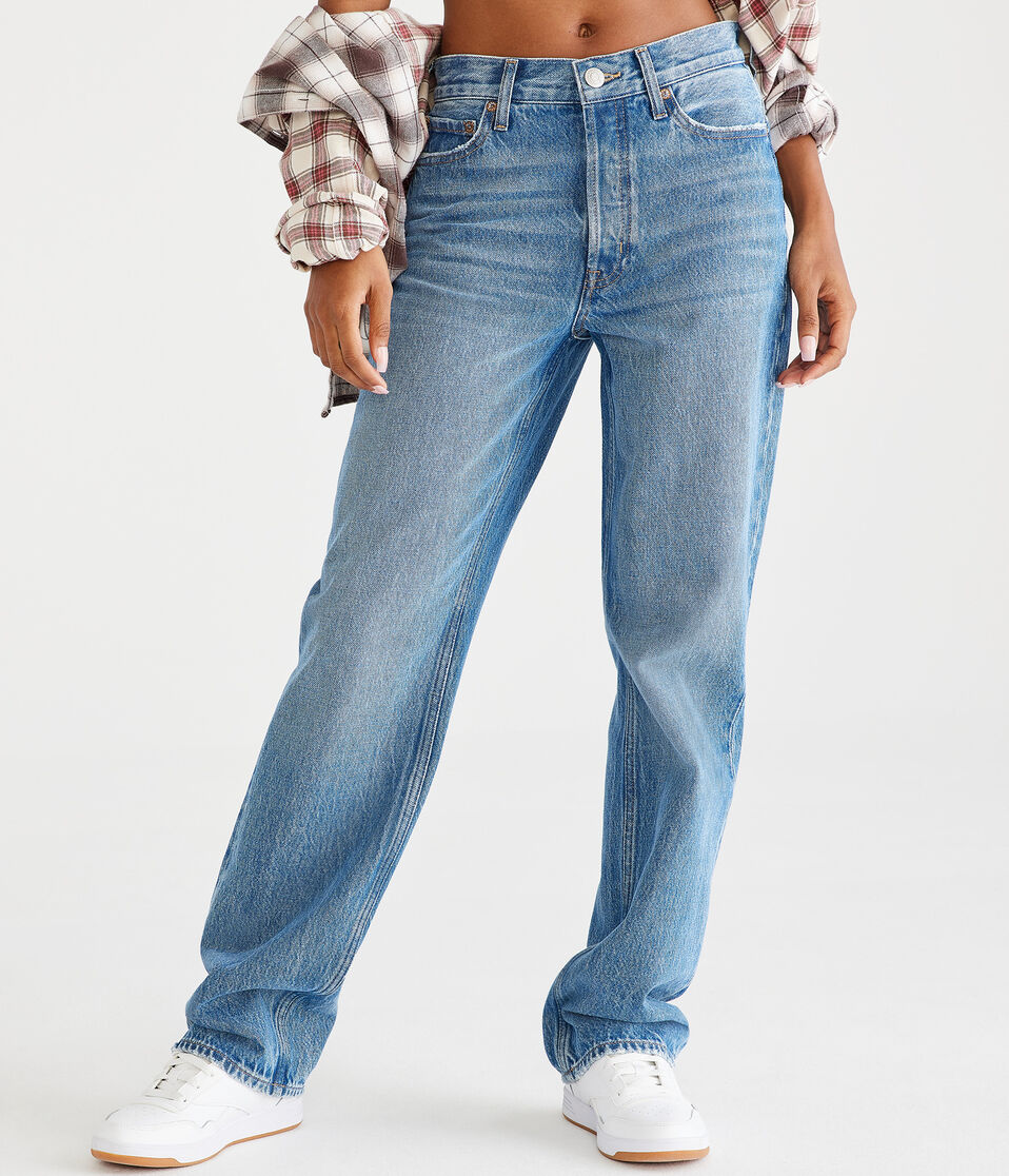 90s Super High-Waisted Curvy Baggy Jean - Main Image