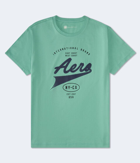 Aero Script Logo Graphic Tee Aero Script Logo Graphic Tee
