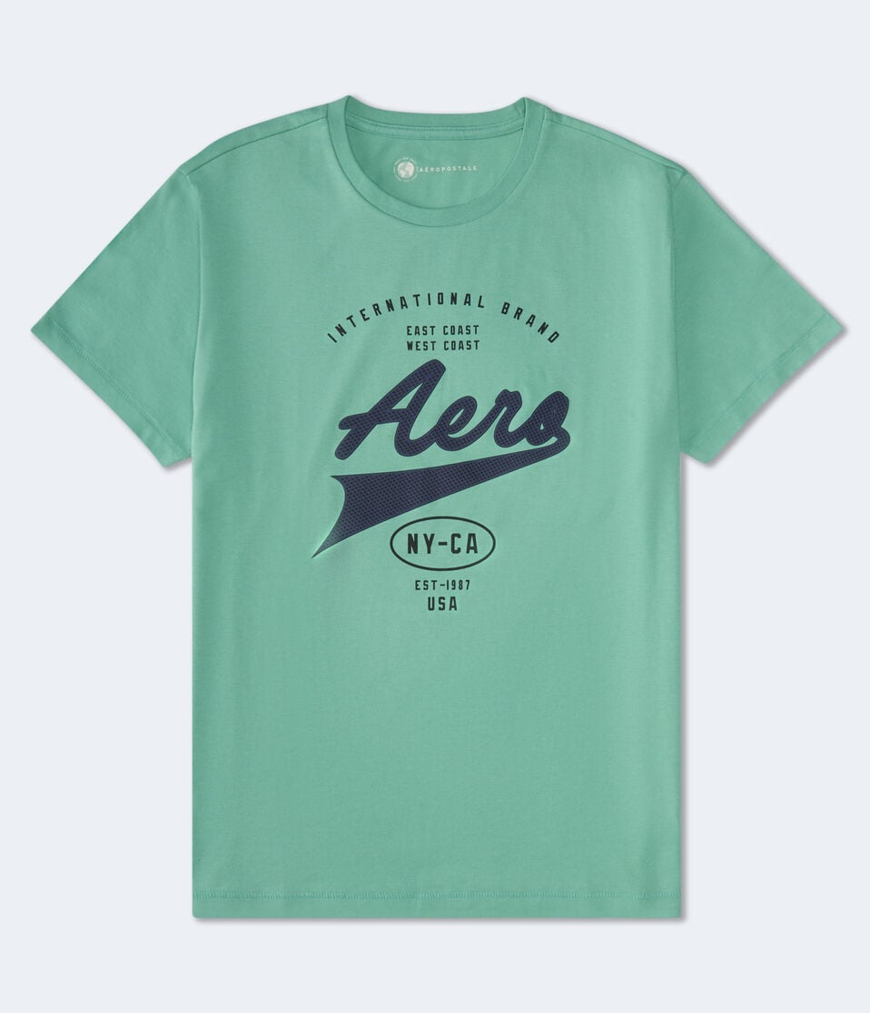 Aero Script Logo Graphic Tee