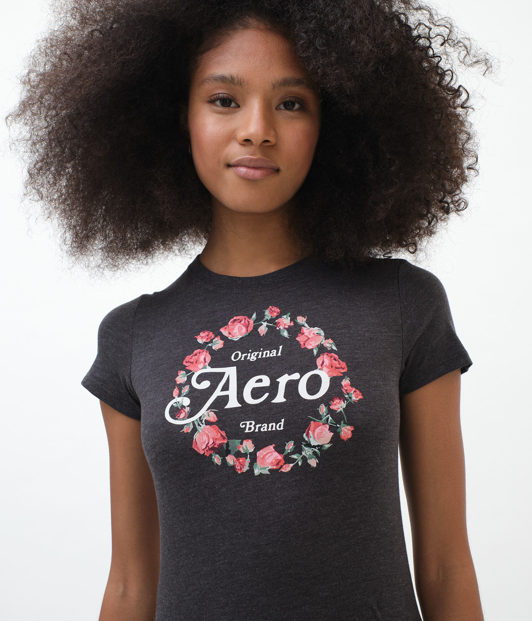 Aero Original Brand Flower Ring Graphic Tee