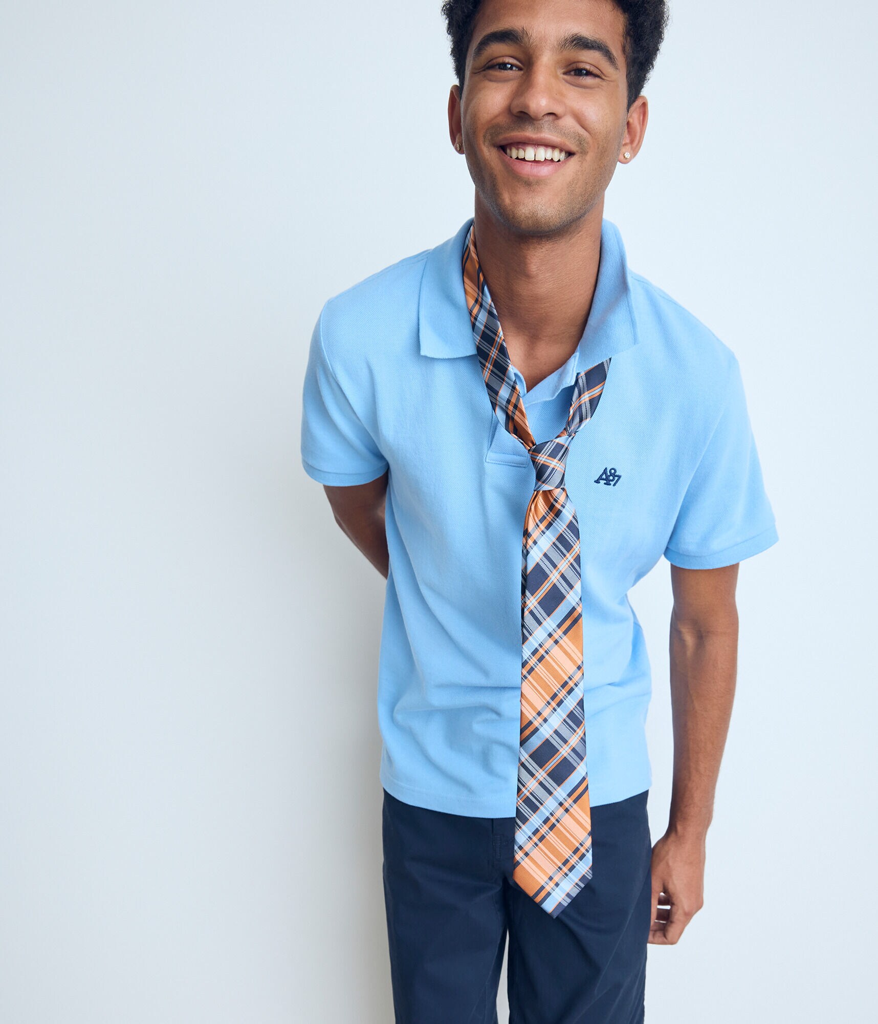 A87 Logo Piqu&eacute; Polo