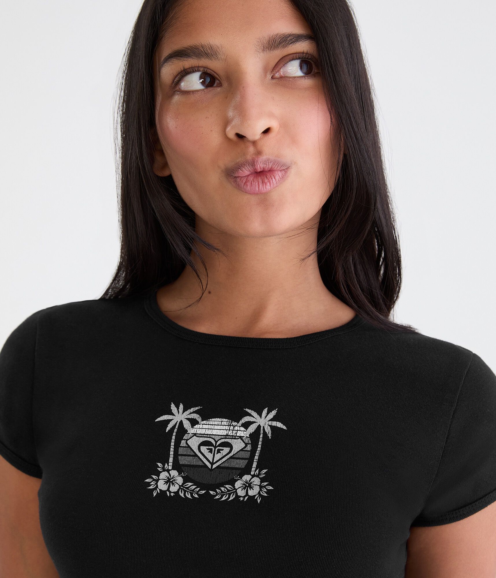 Roxy Logo Graphic Baby Tee