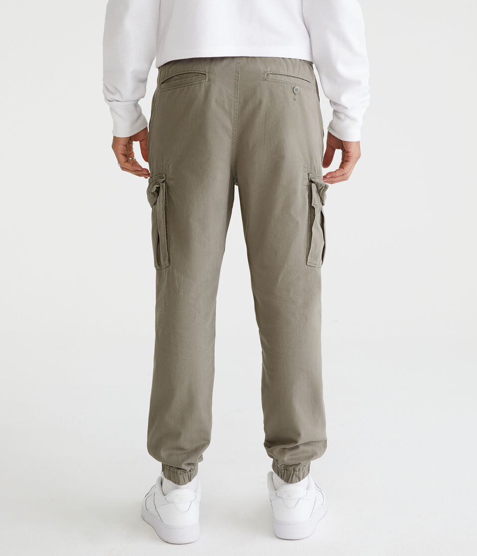 Twill Cargo Joggers