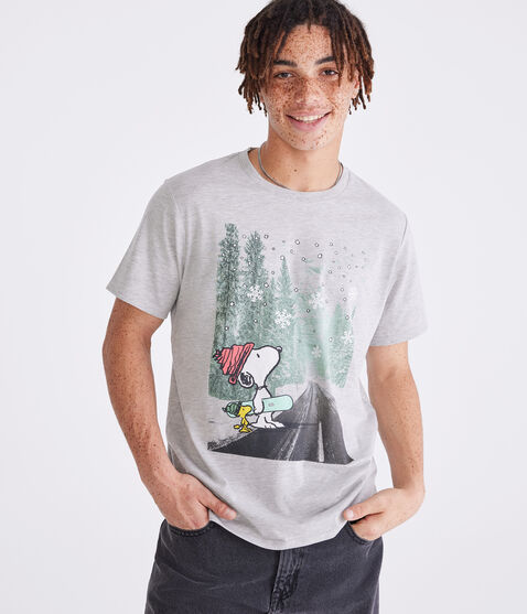 Peanuts® | Aéropostale Snoopy Winter Wonder Relaxed Graphic Tee Peanuts® | Aéropostale Snoopy Winter Wonder Relaxed Graphic Tee