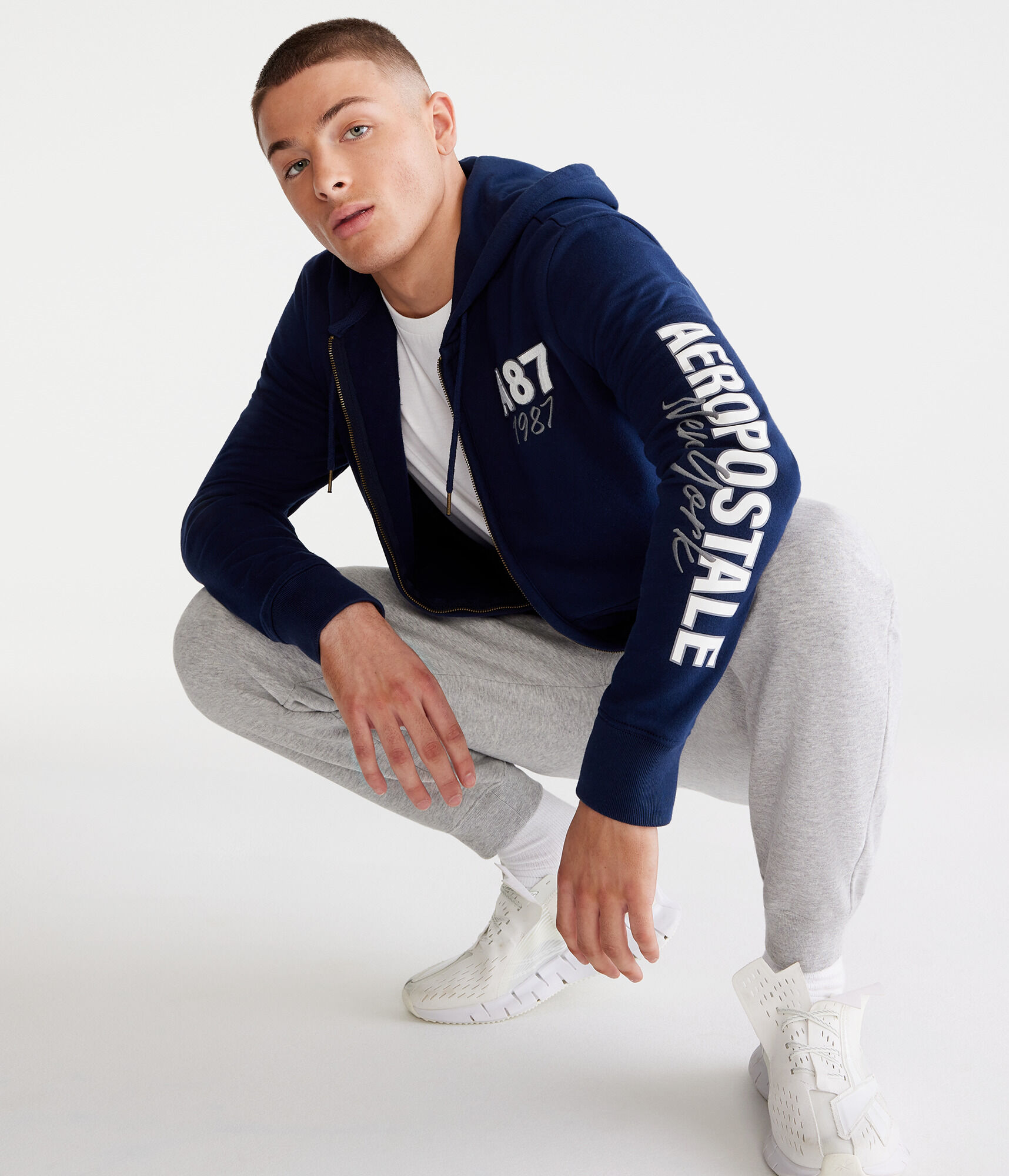 Aeropostale New York Heritage Full-Zip Hoodie