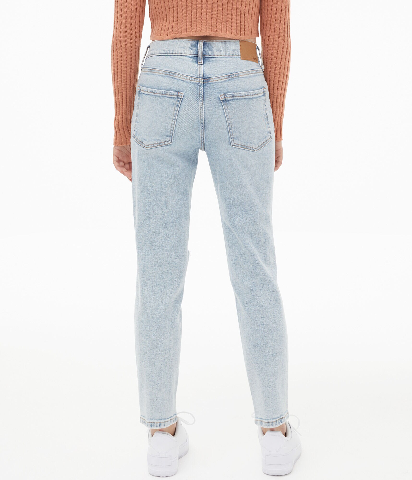 High-Rise Stretch Mom Jean