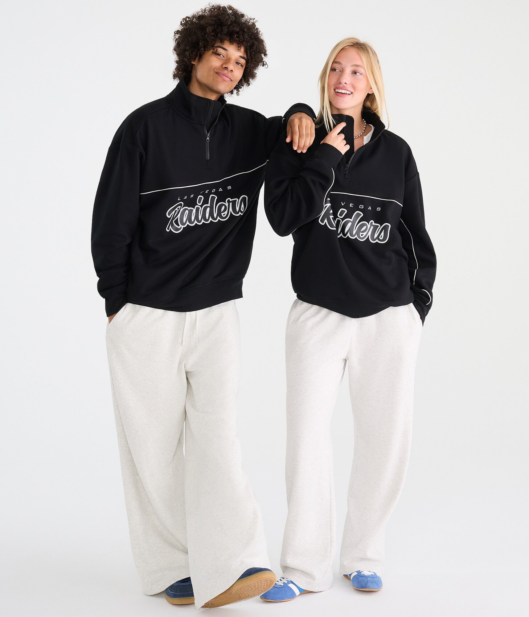 Las Vegas Raiders Quarter-Zip Sweatshirt