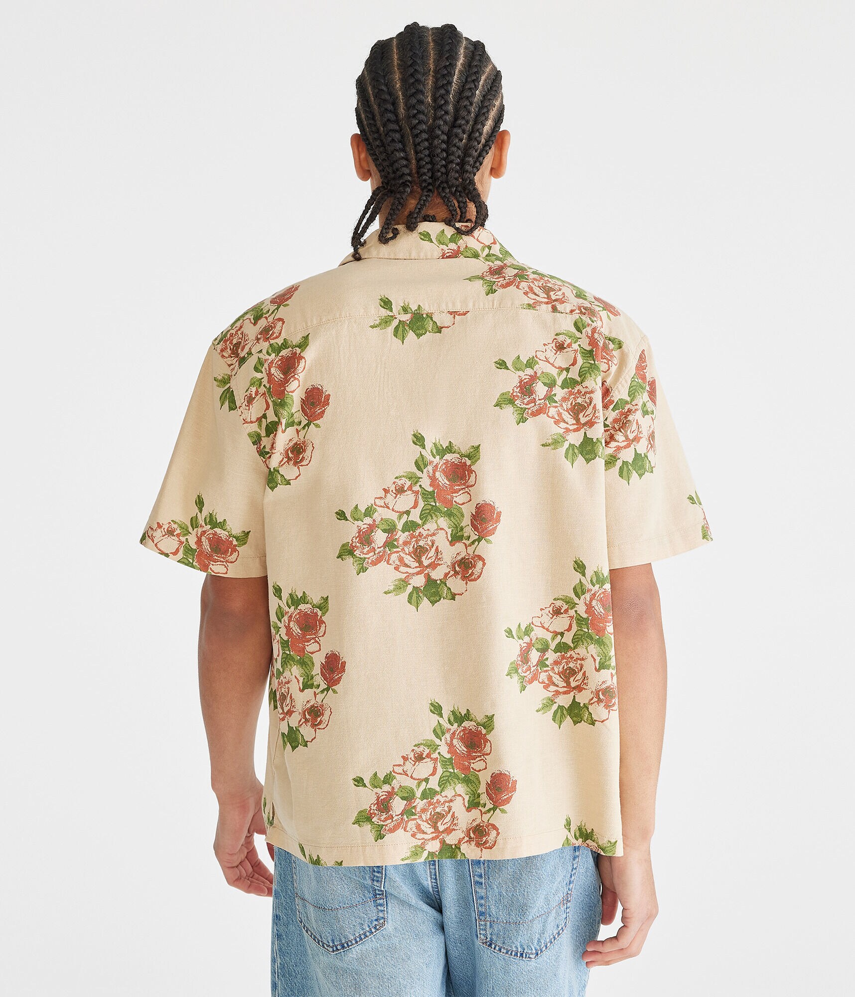Floral Print Boxy Shirt