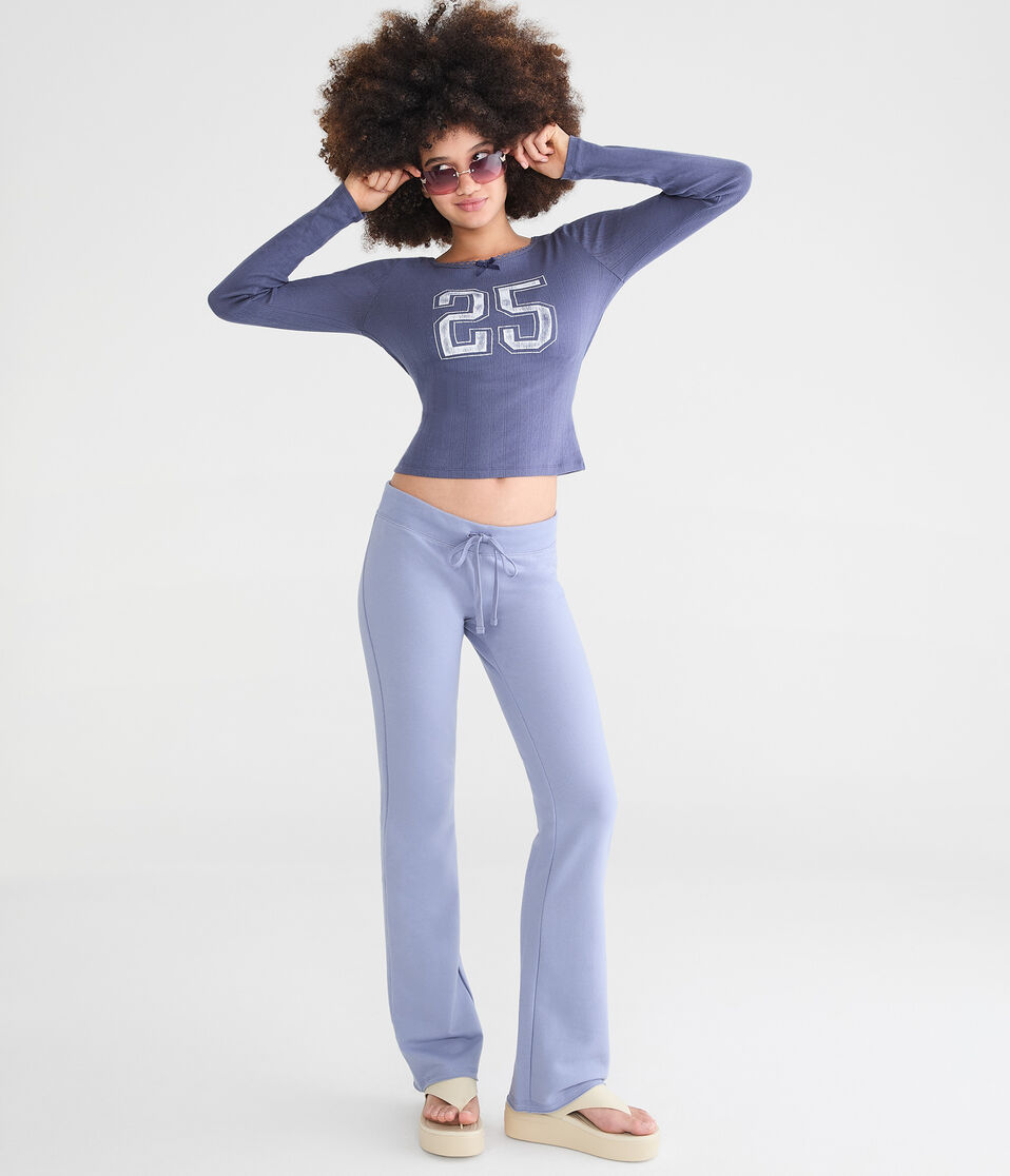 Cloud Soft Solid Fit & Flare Sweatpants