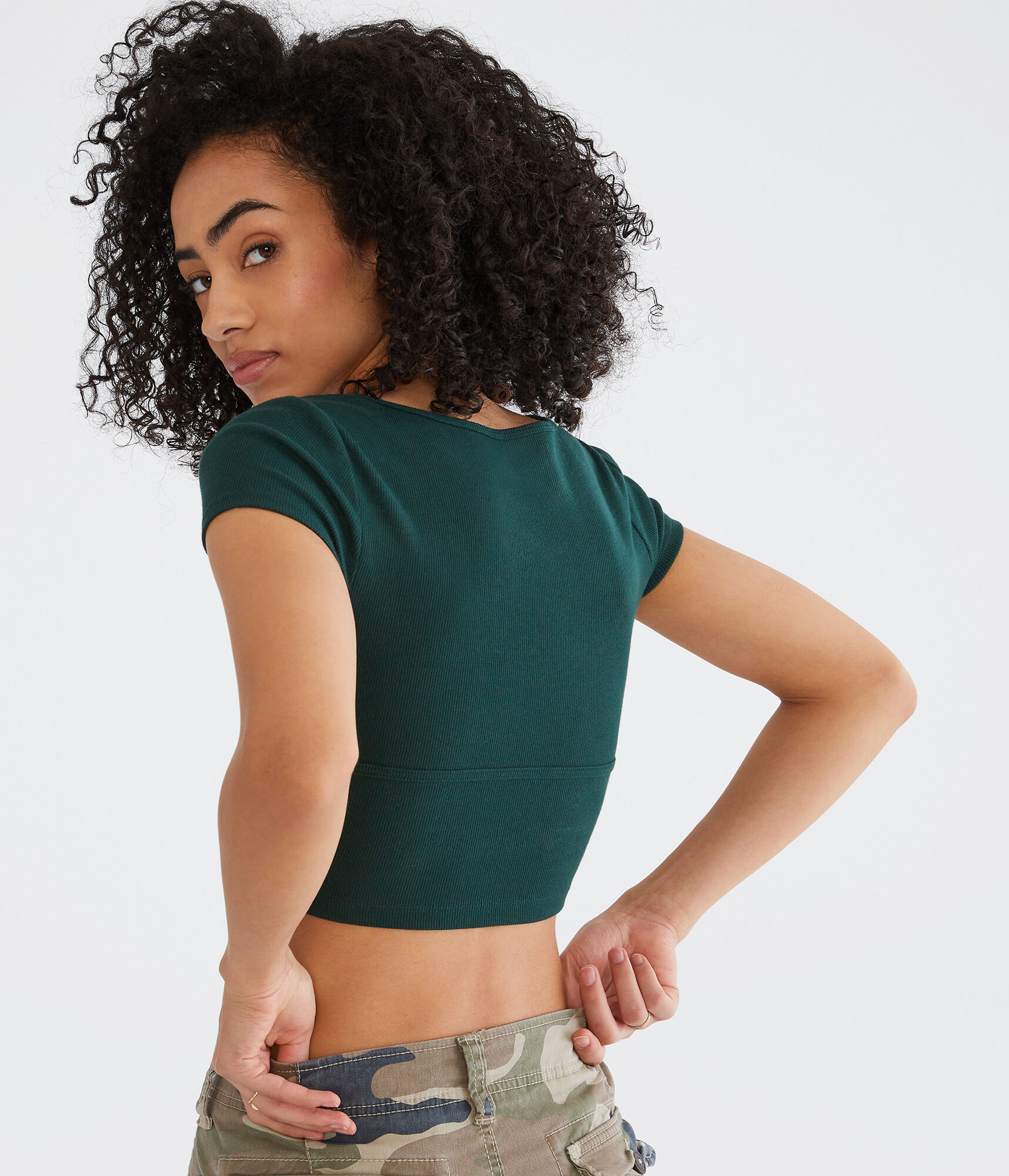 Corset Detail Tiny Top