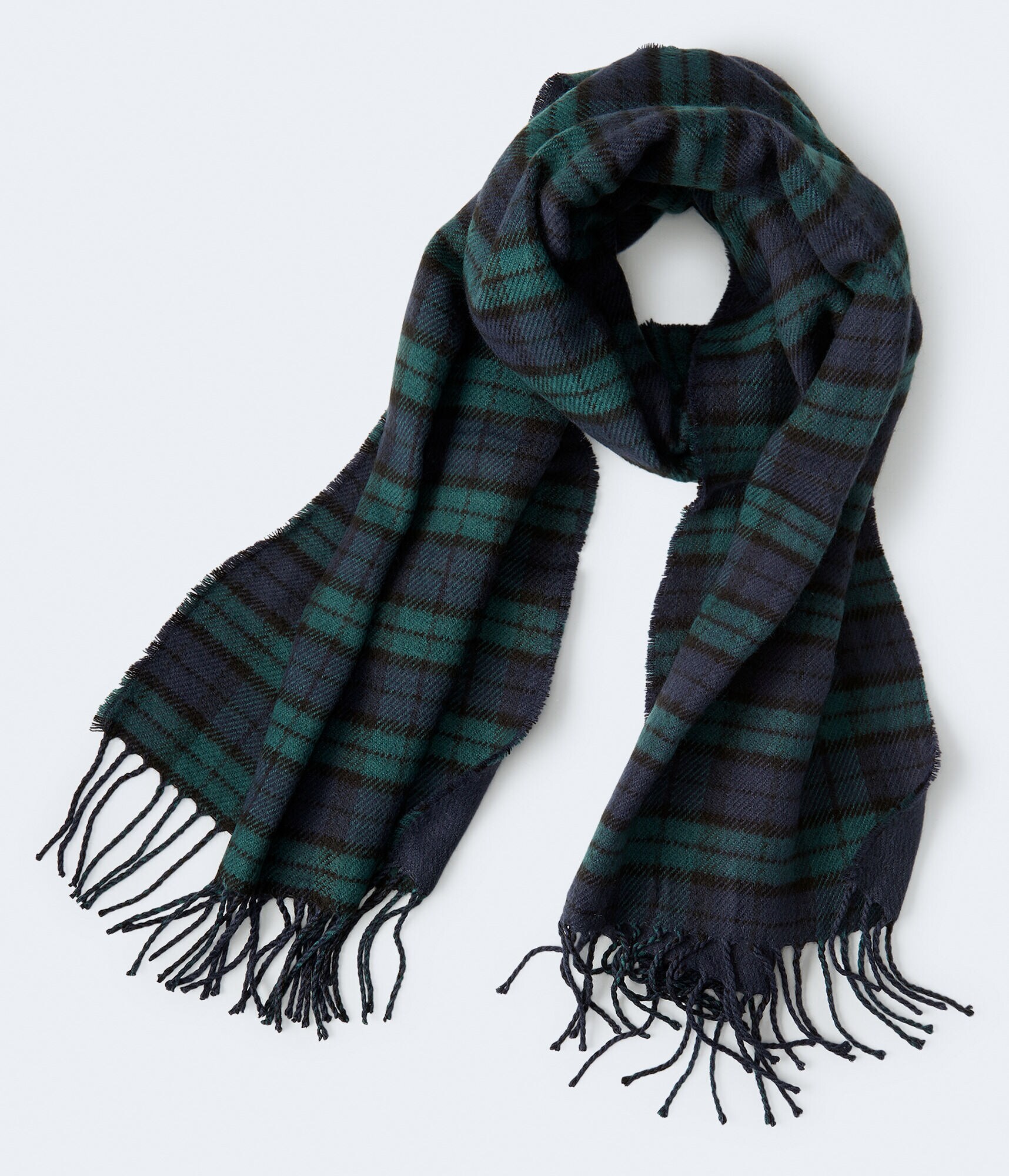 Black Watch Plaid Scarf