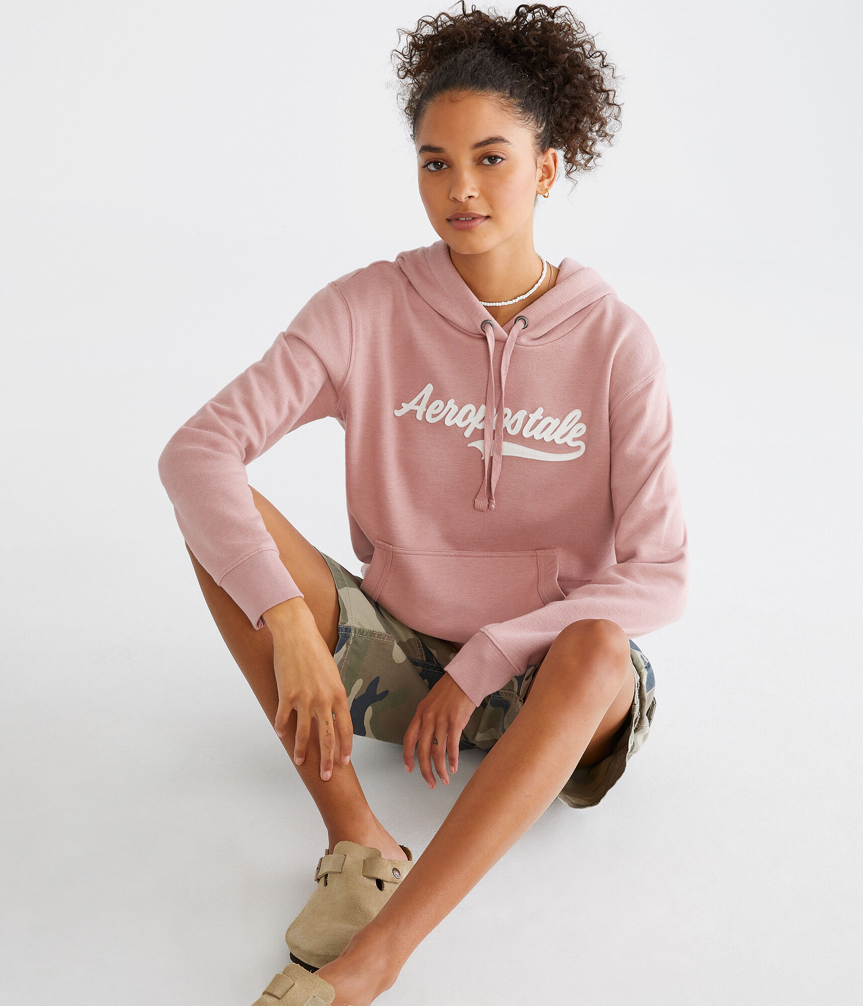 Aeropostale Script Pullover Hoodie