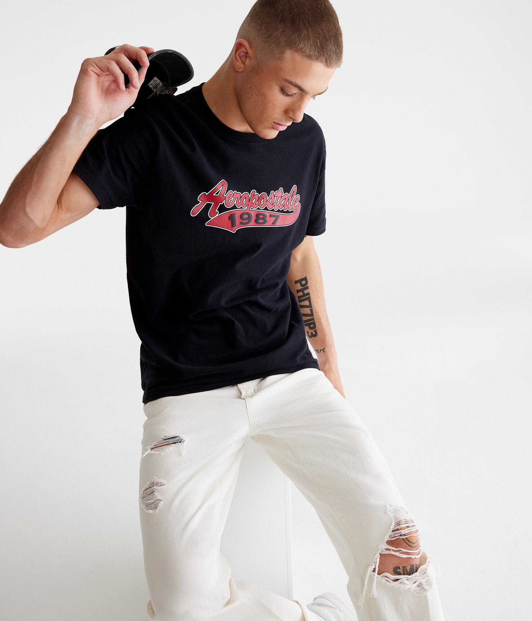 Aeropostale 1987 Logo Graphic Tee