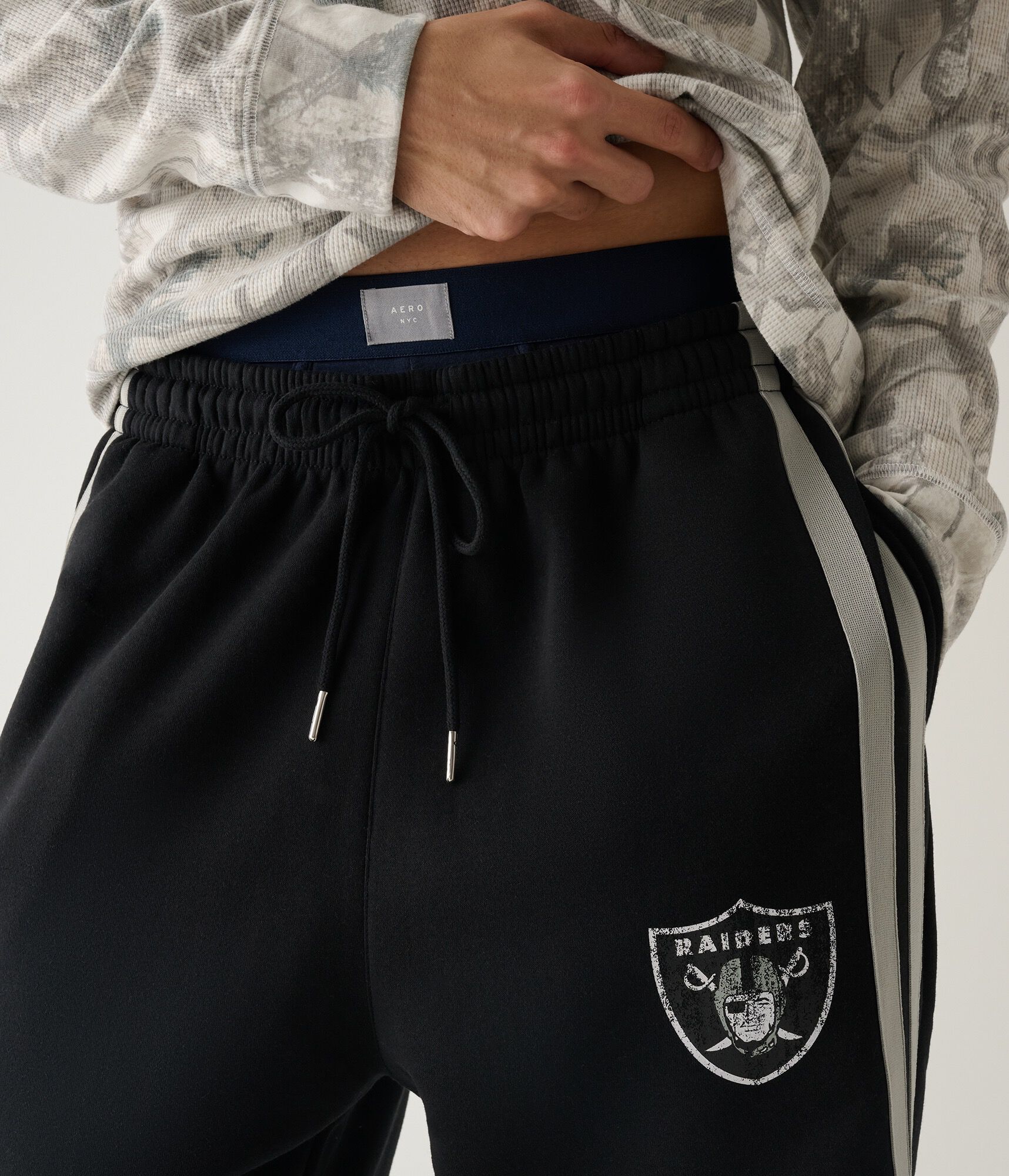 Las Vegas Raiders Baggy Fleece Track Pants