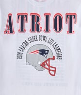 New England Patriots Super Bowl Boxy Graphic Tee